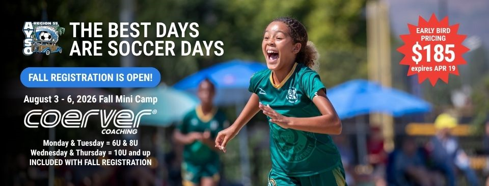 Fall Registration Open